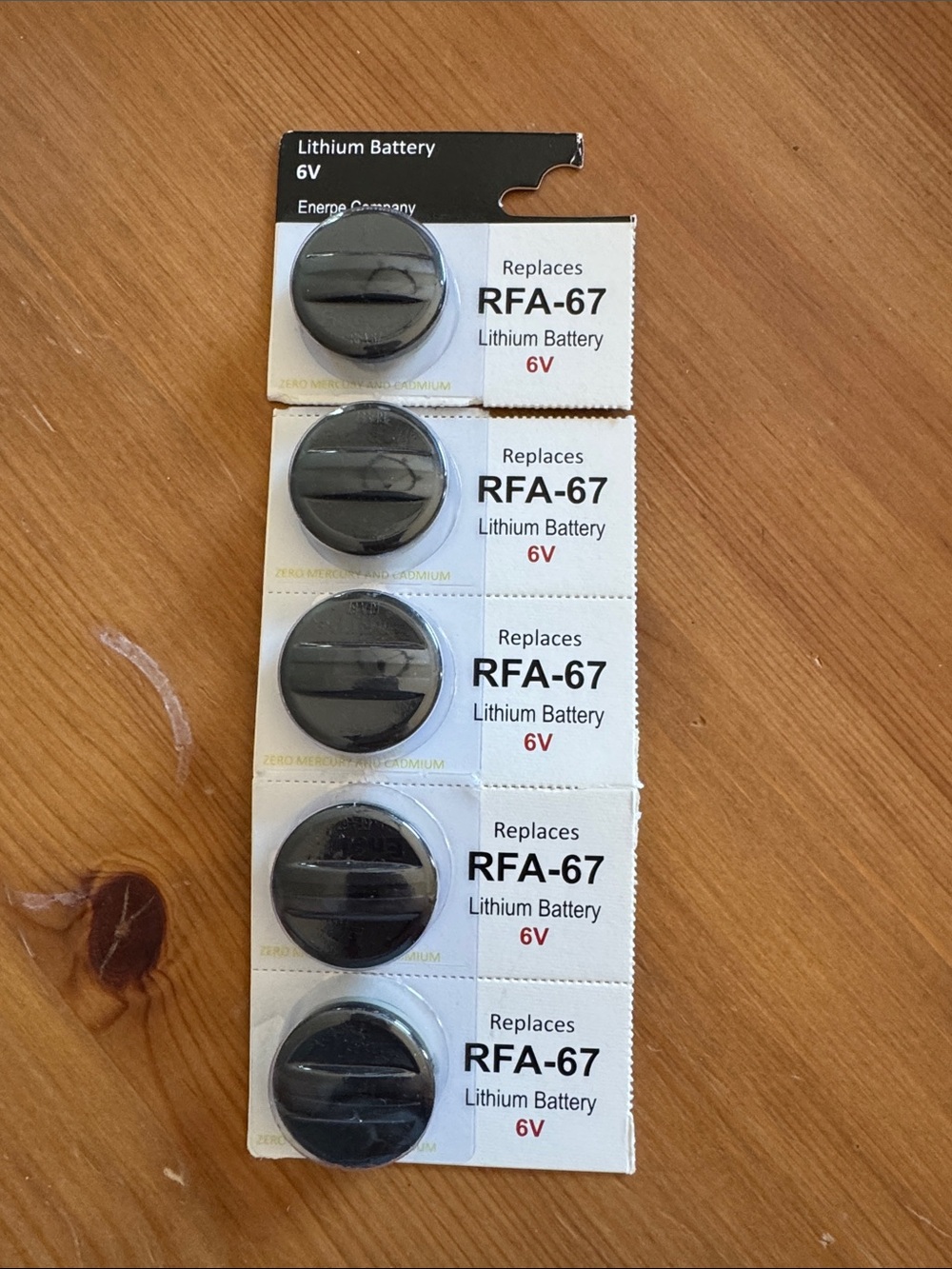 RFA-67 Batteries for training collar NEW